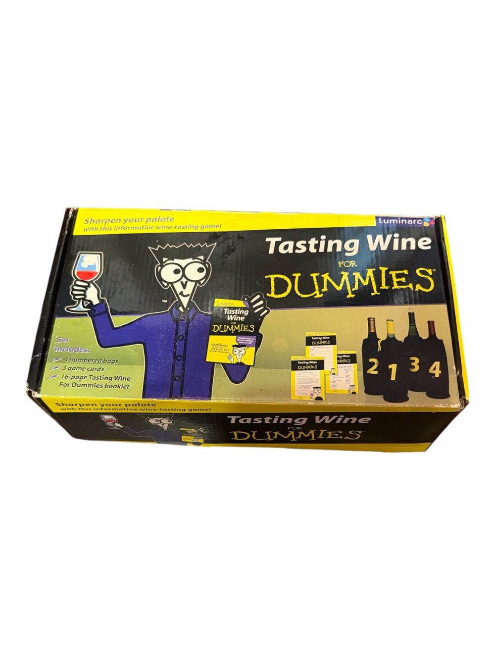 Tasting Wine For Dummies Interactive Party Game Set by Luminarc